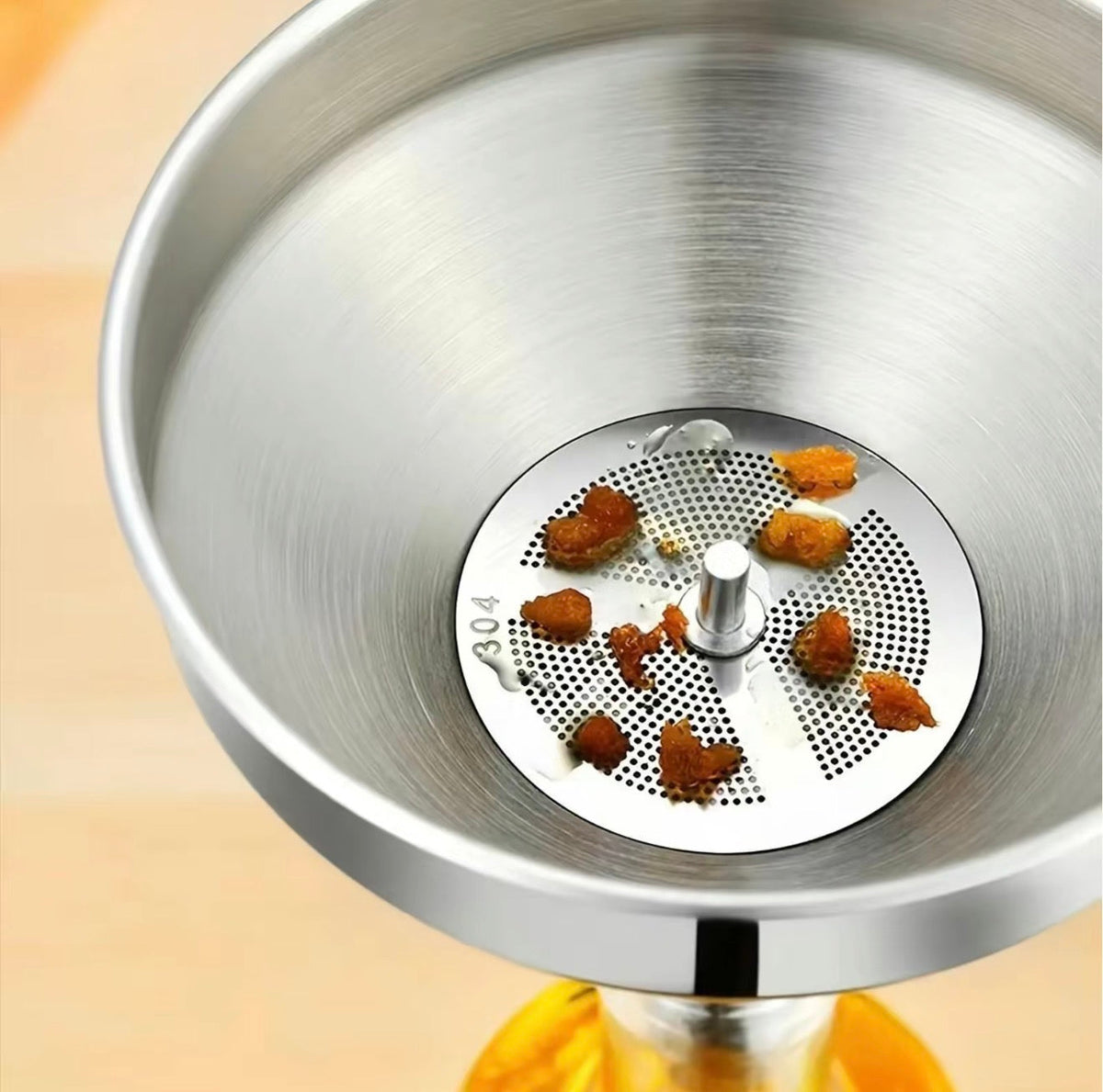 SmartStrain Kitchen Oil Funnel Filter 4