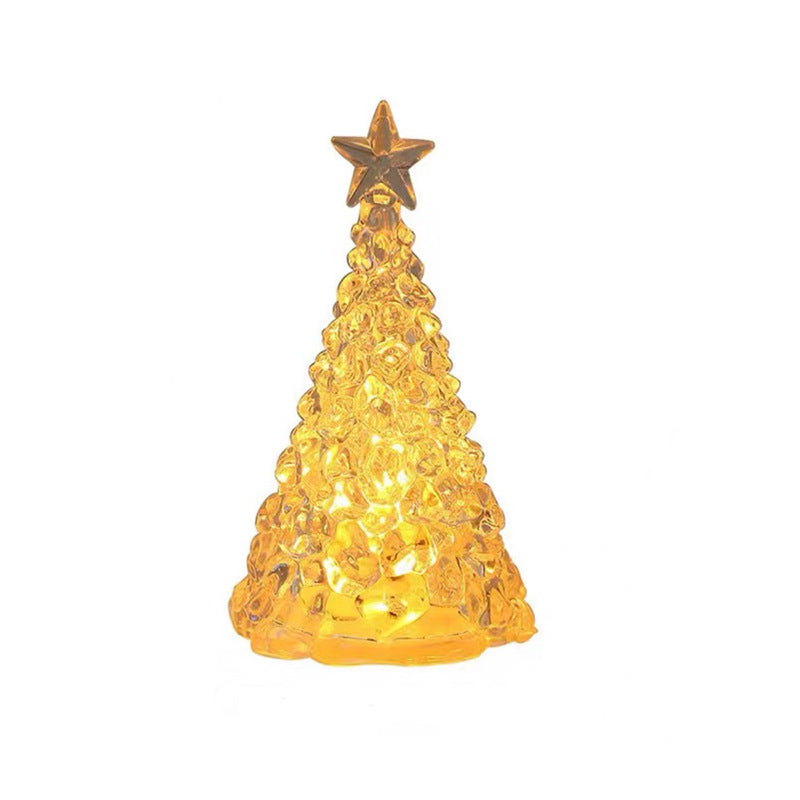 Christmas Star Tree Night Light LED Room Decoration Iceberg Atmosphere Light Children's Christmas Gift Desktop Ornament 5