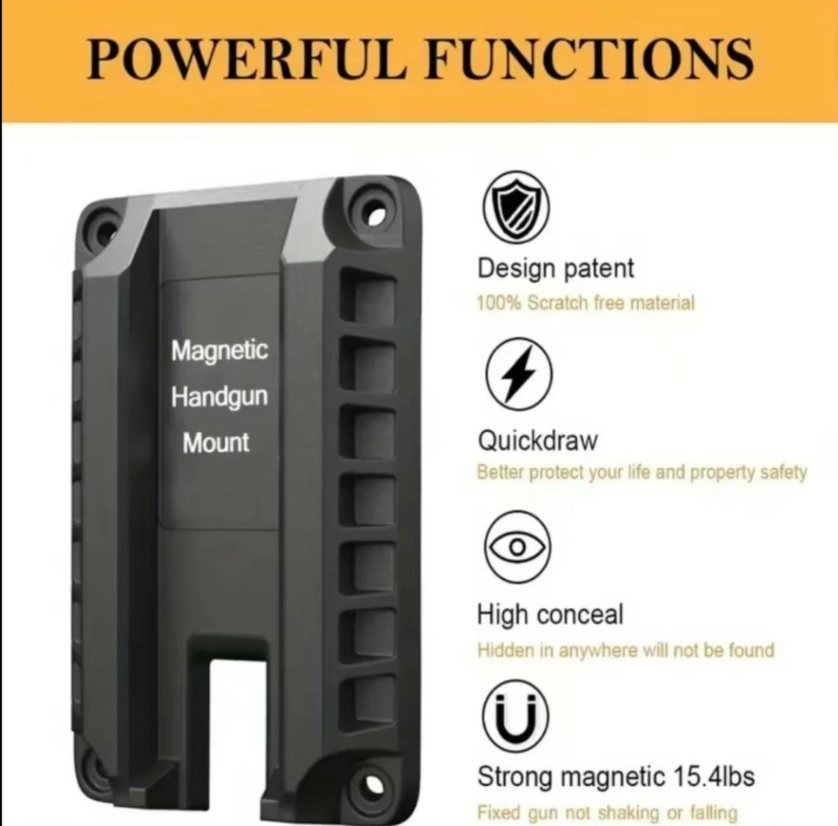 SecureDraw Gun Magnet 6