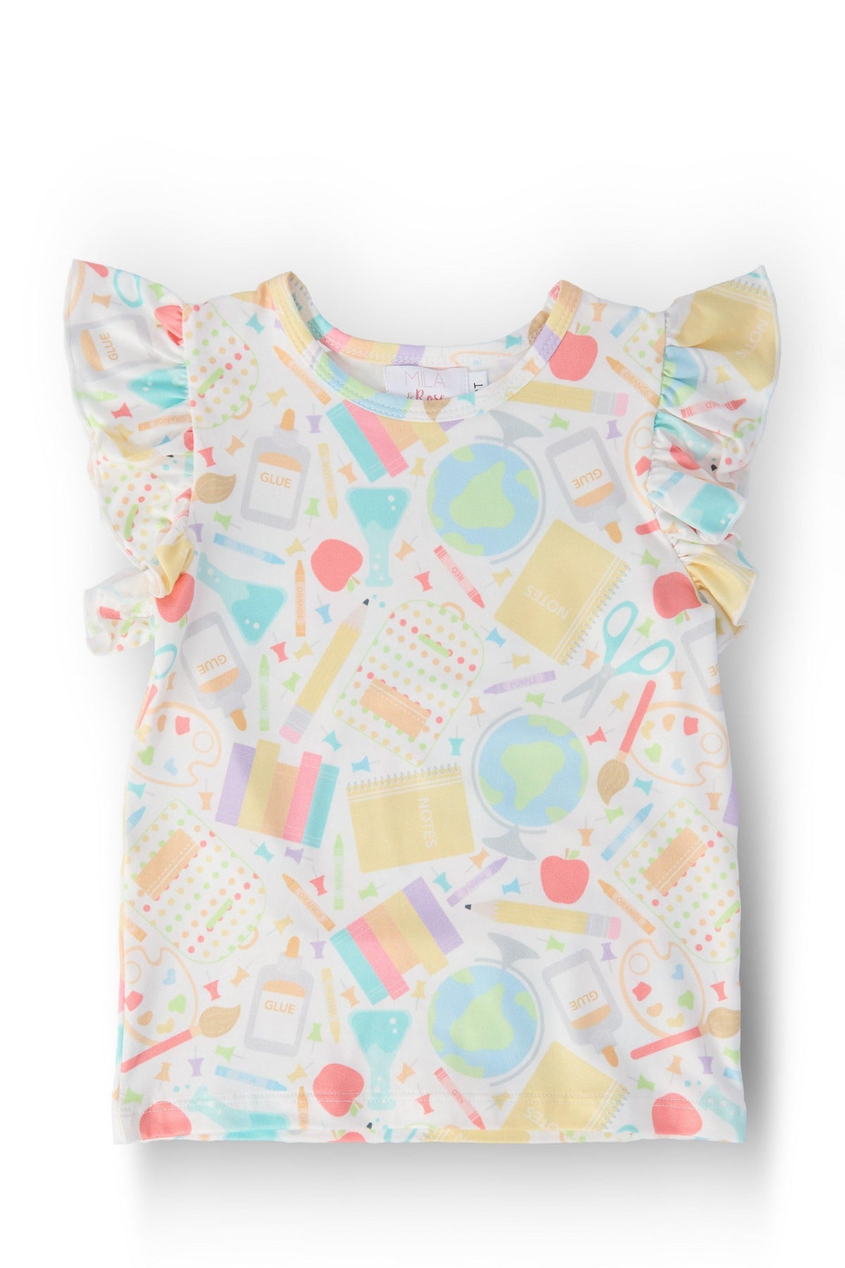 Campus Cutie S/S Ruffle Tee 1