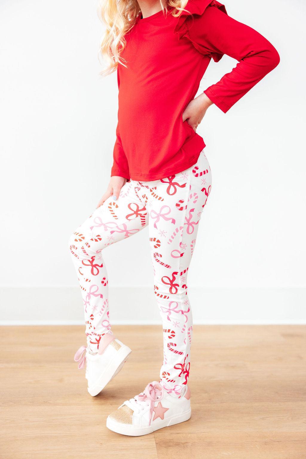 Candy Cane Lane Leggings 4