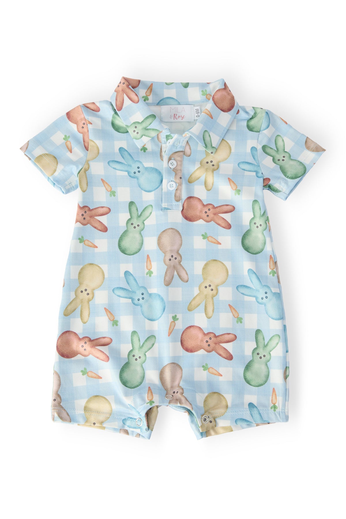 Carrot Patch Polo Shorty One-Piece 1