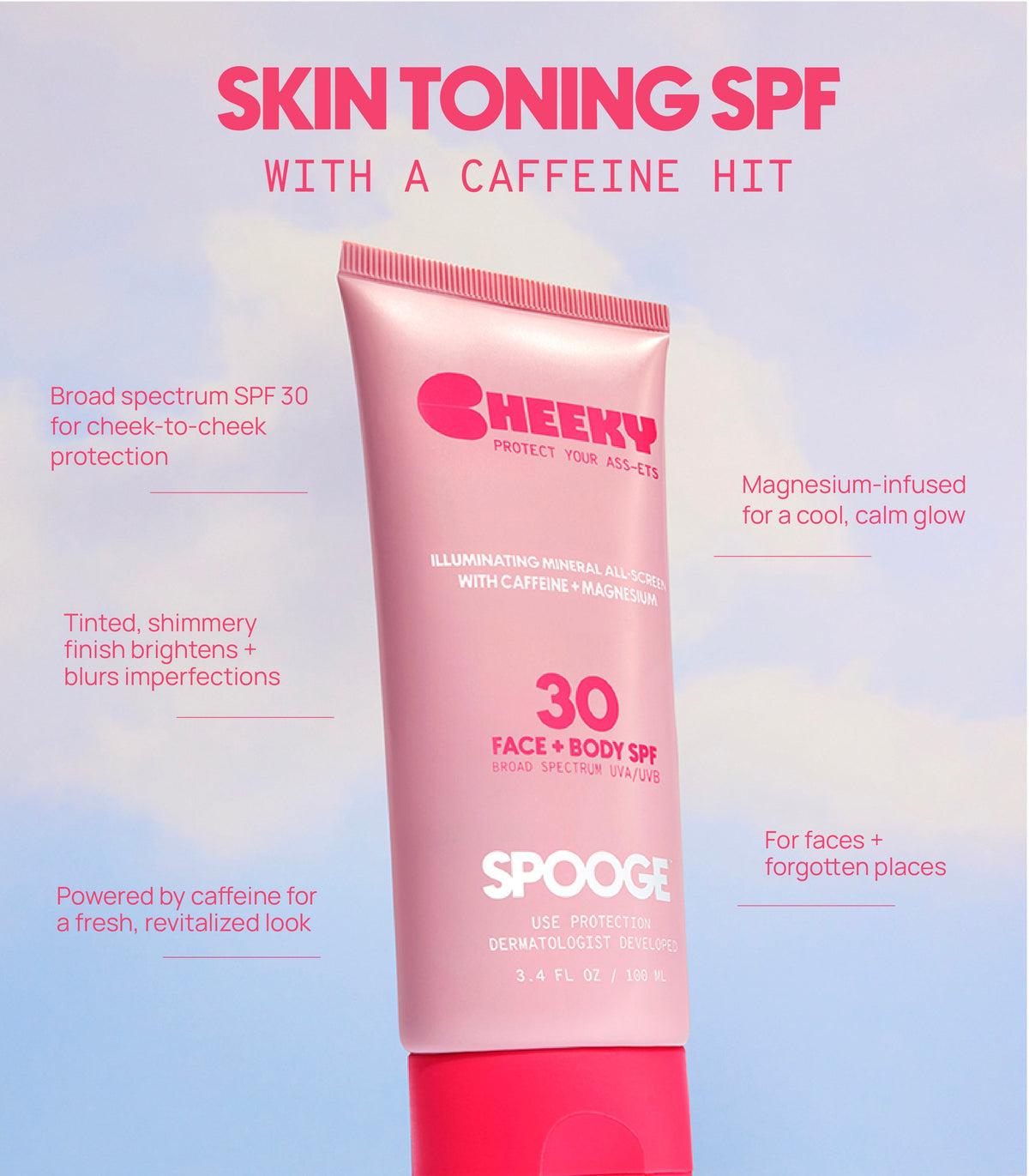 CHEEKY MINERAL ALL SCREEN™ - FACE & BODY | SPF 30 3.4oz 5