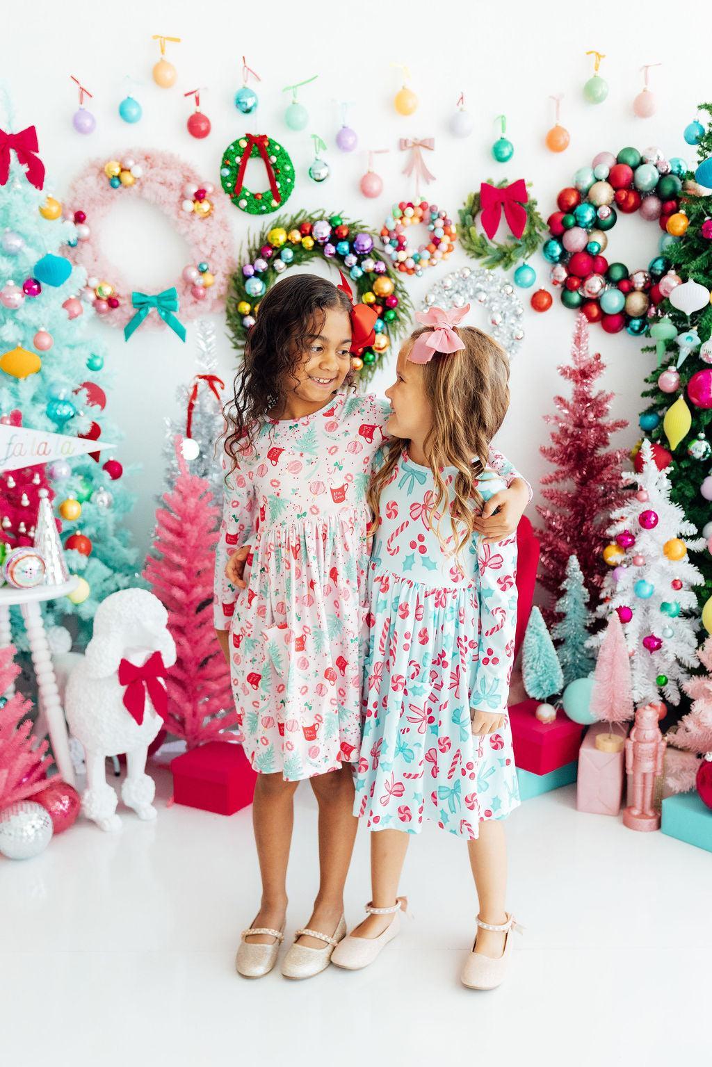 Christmas Cheer L/S Pocket Twirl Dress 3