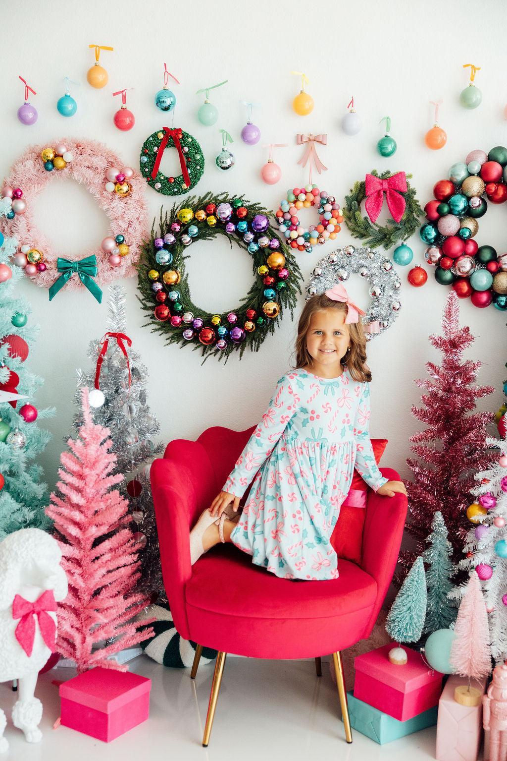 Christmas Cheer L/S Pocket Twirl Dress 5
