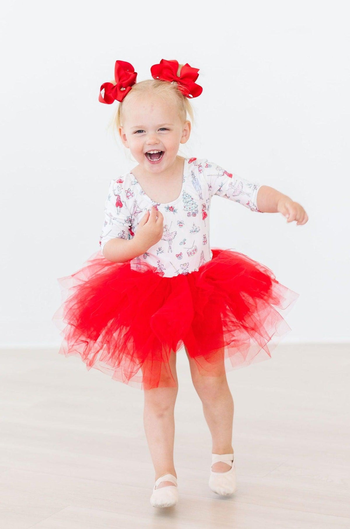 Clara's Christmas 3/4 Tutu Leotard 4