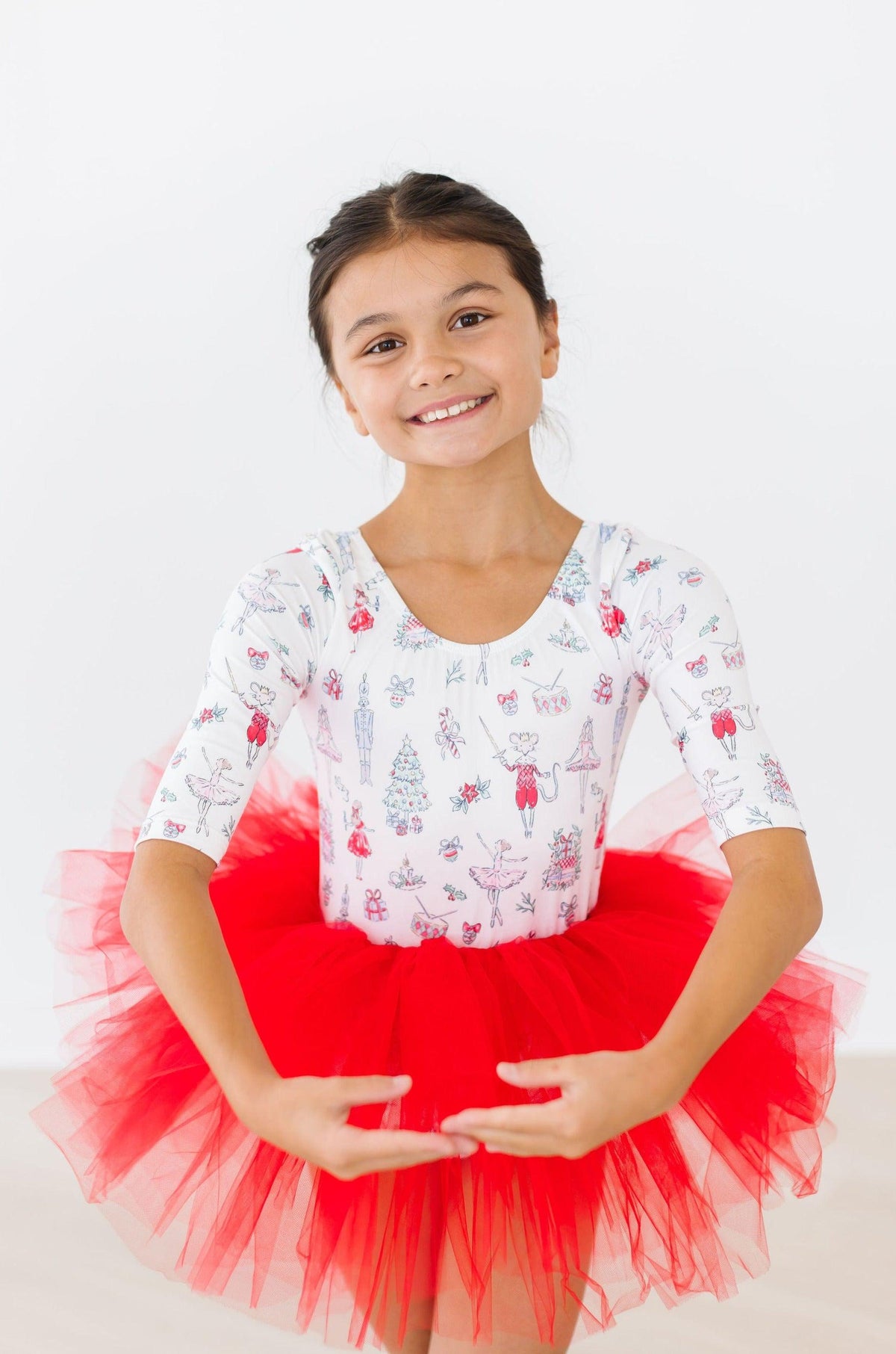 Clara's Christmas 3/4 Tutu Leotard 7