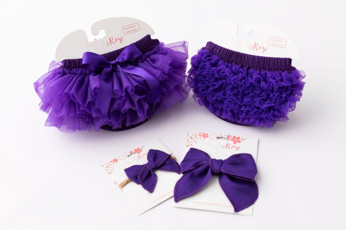 Purple Ruffle Bum Bloomer 4