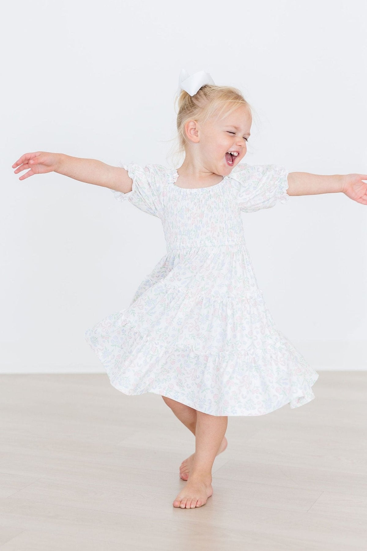 Cloud 9 Smocked Ruffle Dress 1