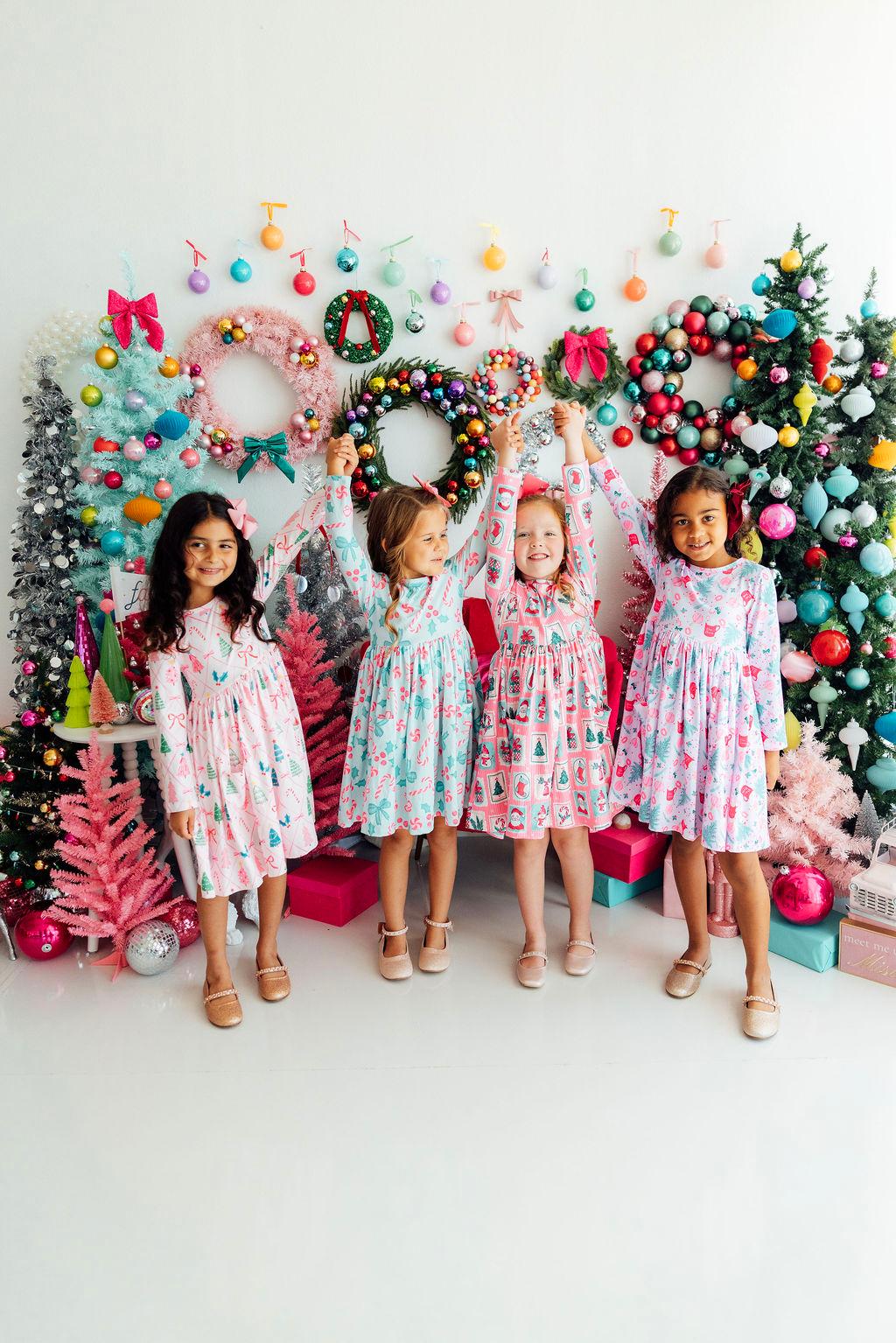 Cocoa Kisses L/S Pocket Twirl Dress 4