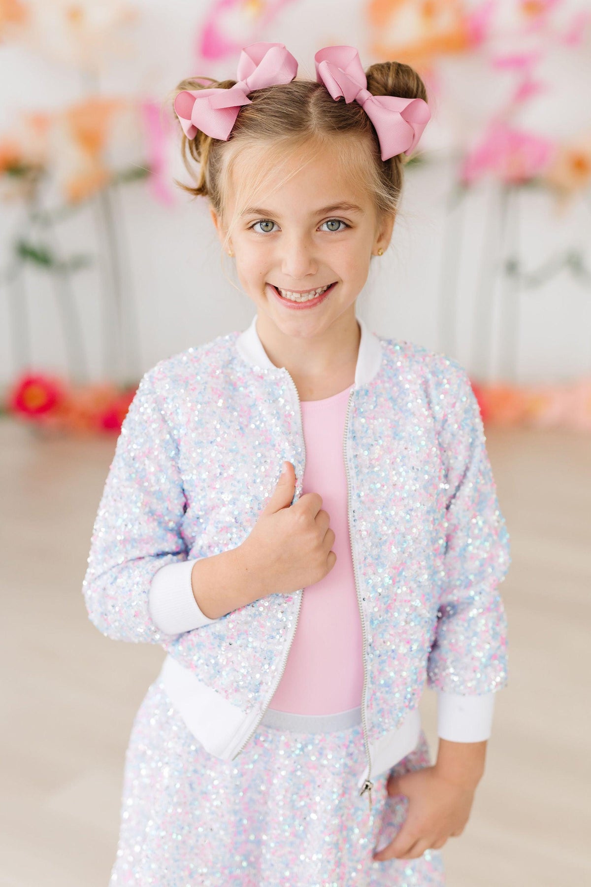 Cotton Candy Sequin Jacket 3