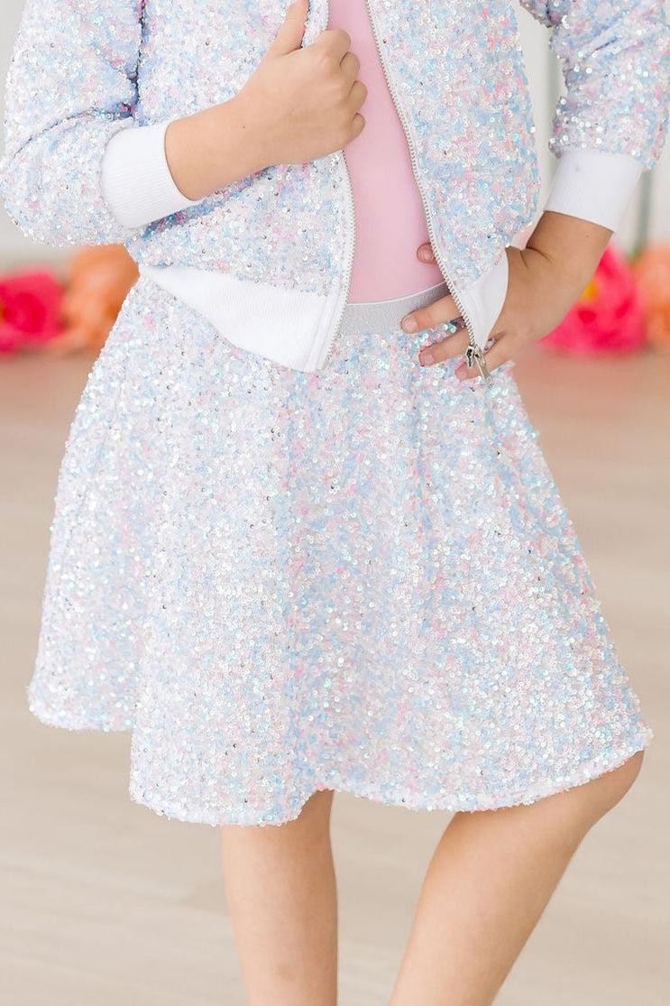 Cotton Candy Sequin Twirl Skort 1