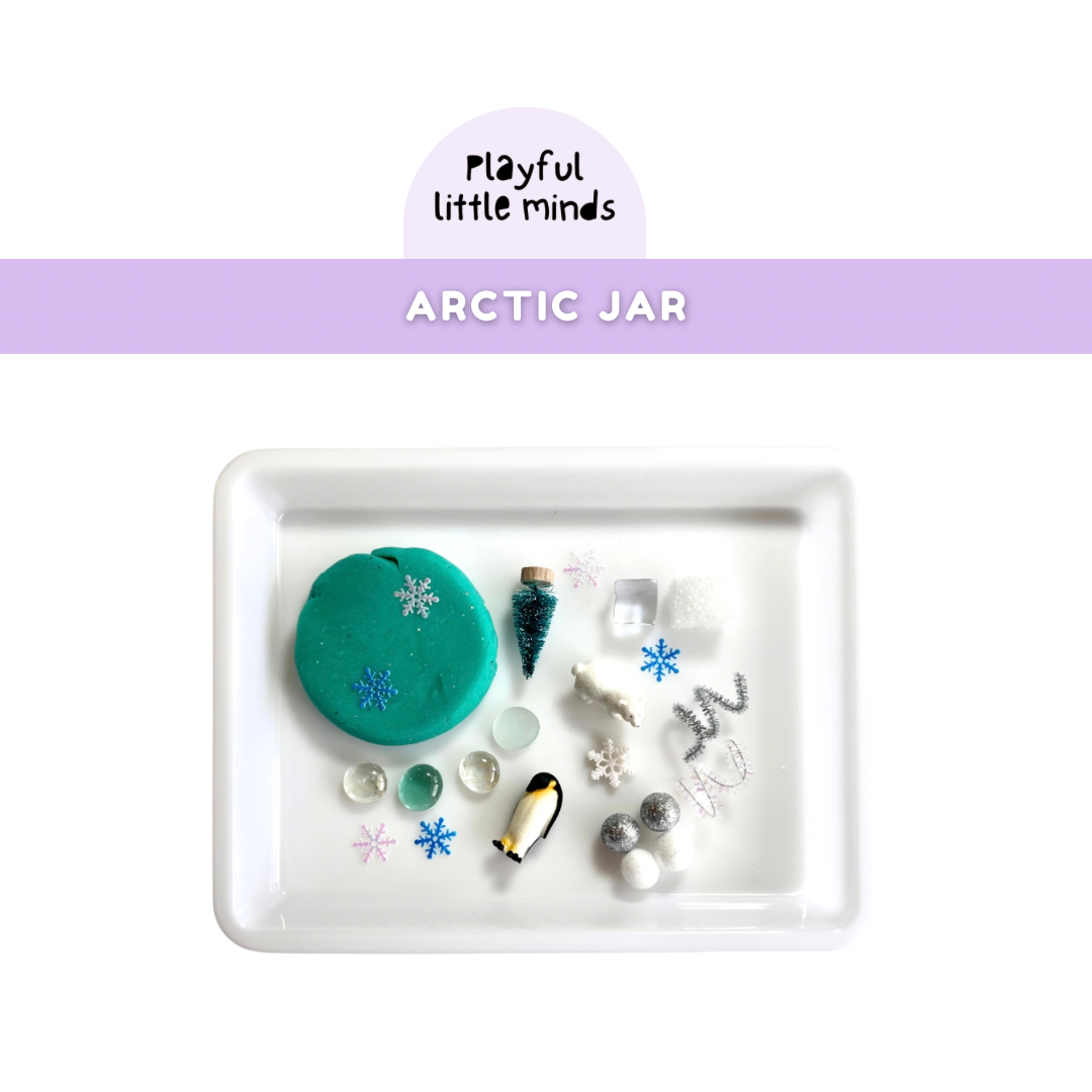 Arctic Winter Play Dough Jar 3