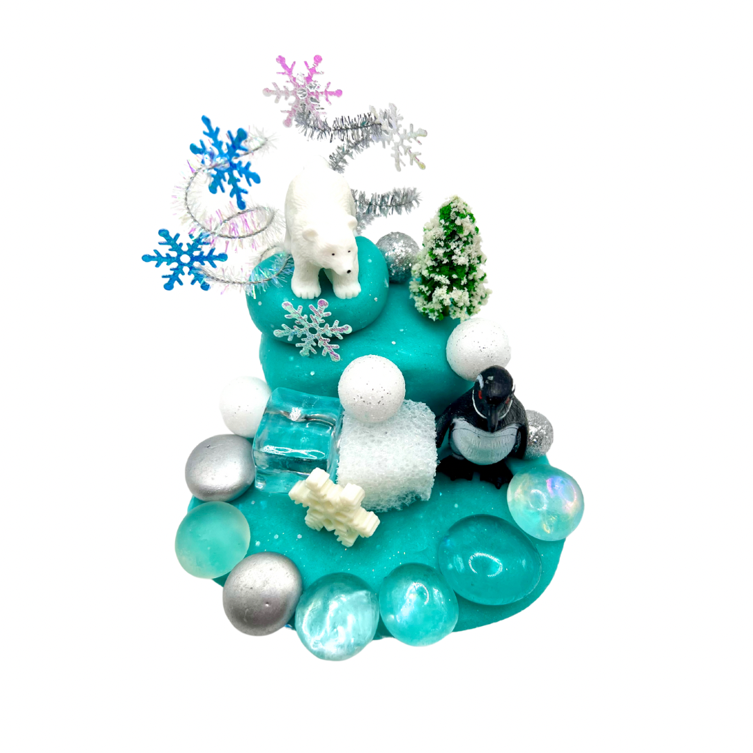 Arctic Winter Play Dough Jar 2