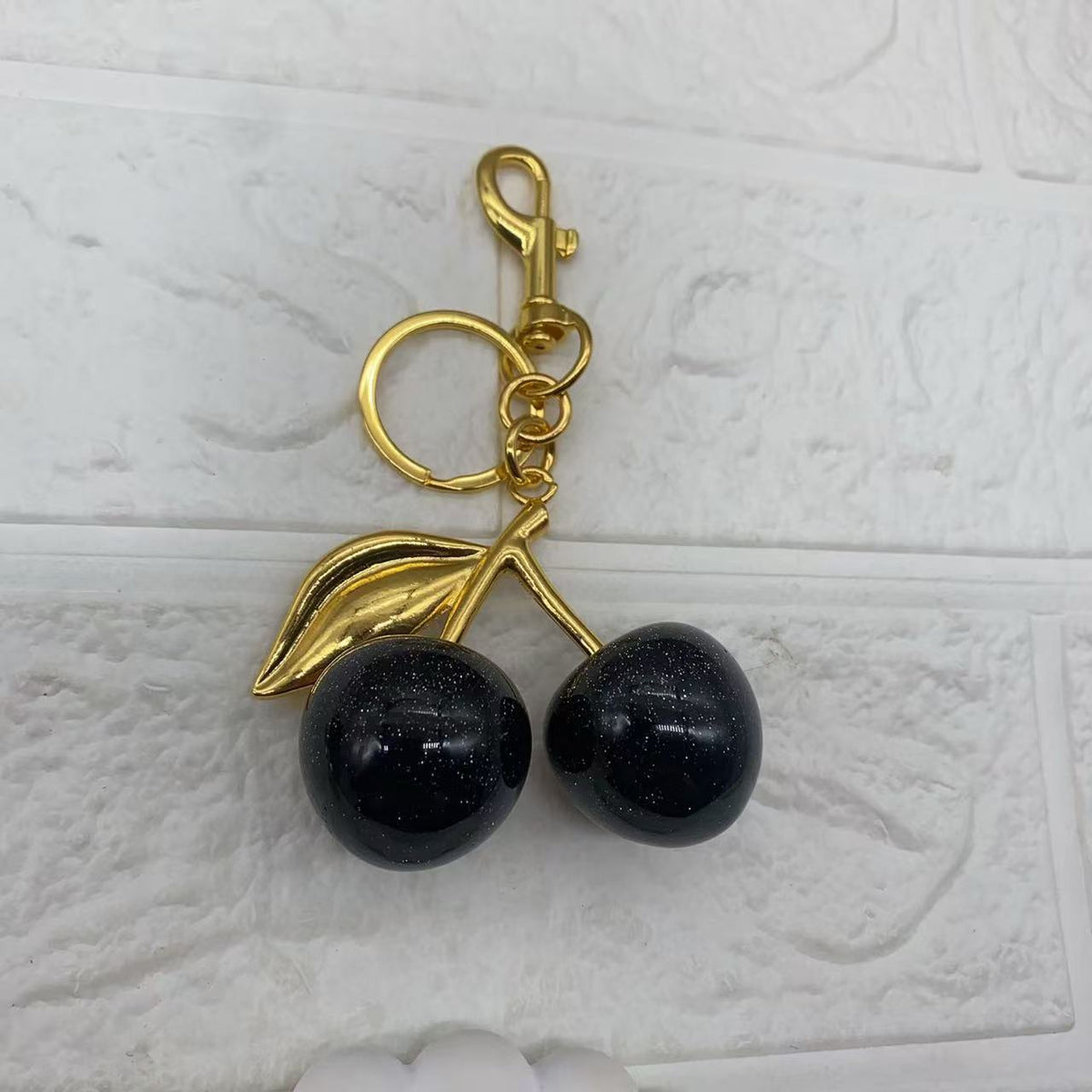 Cherry car keychain high-end women's bag pendant backpack pendant Christmas Halloween 4