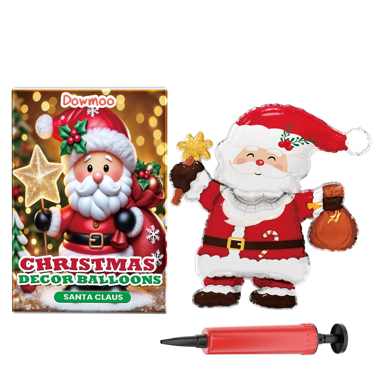Christmas Balloons Balloon Standing Santa Claus Reindeer Christmas Tree Event Atmosphere Arrangement 1