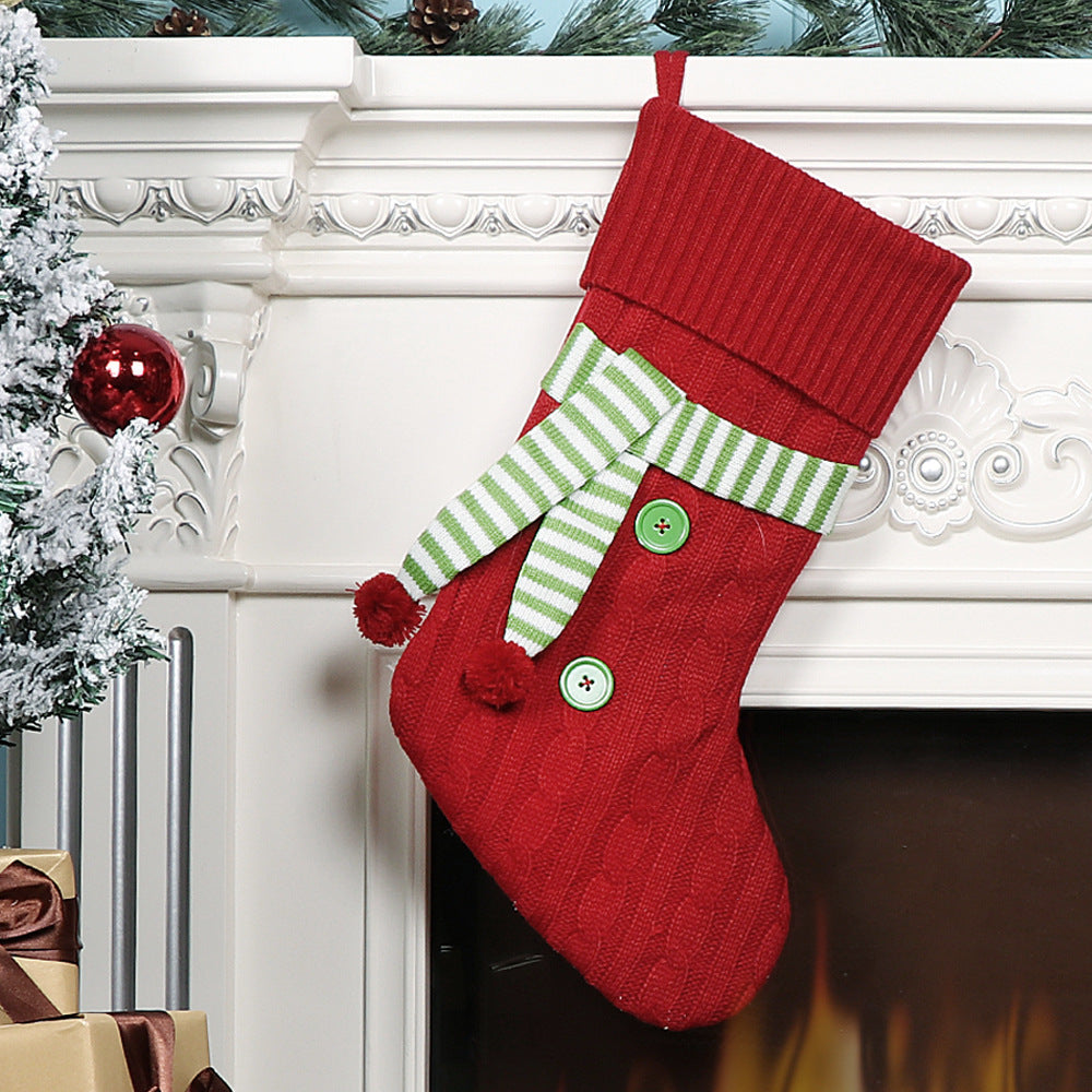 Christmas gift bags Christmas decoration gifts candy bags Halloween scarves Christmas socks 5