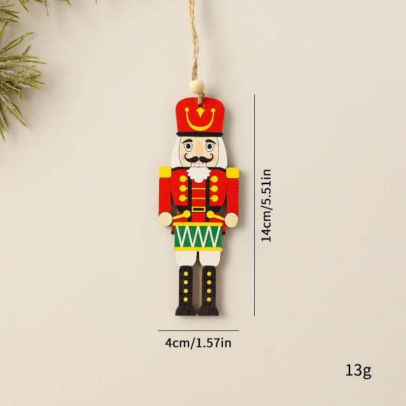 Elk Snowman Christmas Decoration Snowflake Santa Claus Christmas Tree Pendant Christmas Tree Decoration 2
