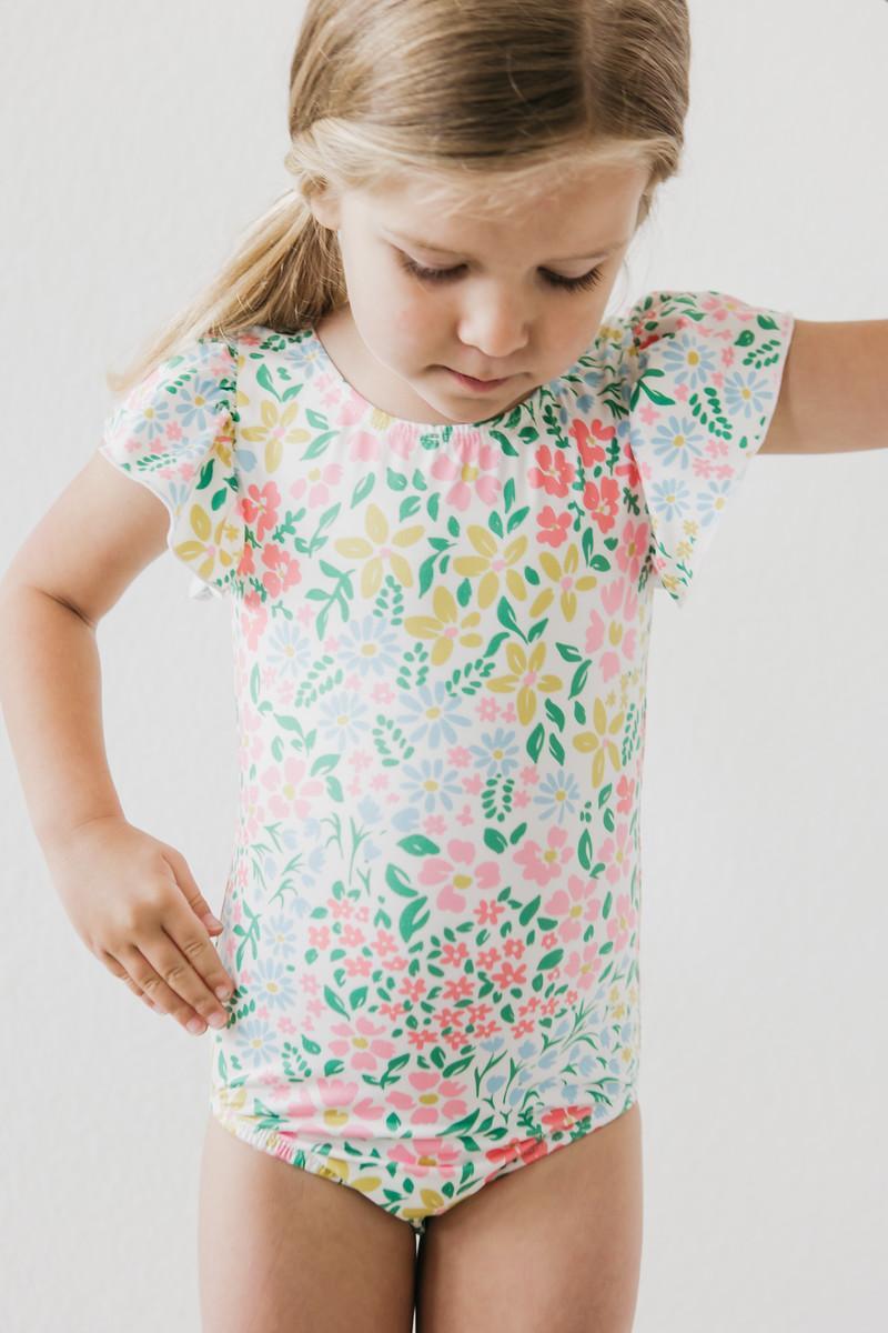Daffodils S/S Flutter Sleeve Leotard 4