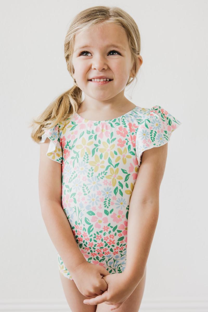 Daffodils S/S Flutter Sleeve Leotard 5