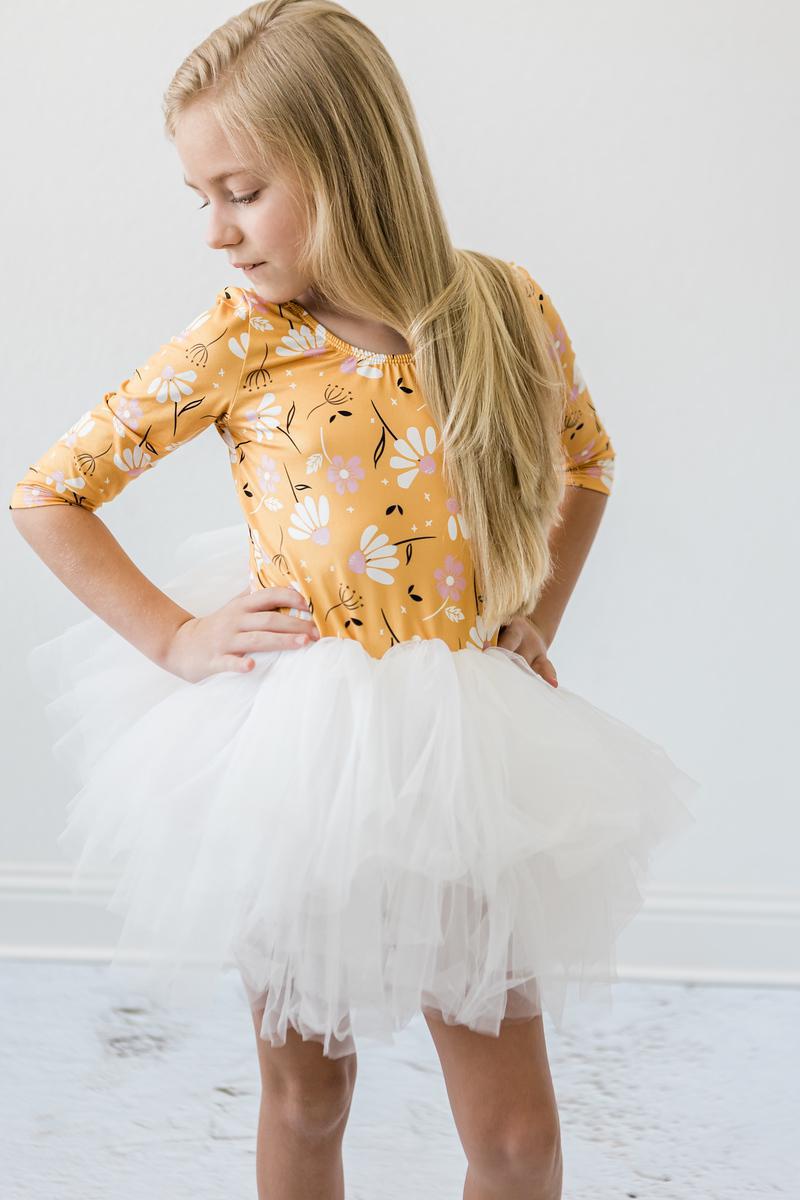 Dandelions in Fall 3/4 Tutu Leotard 3