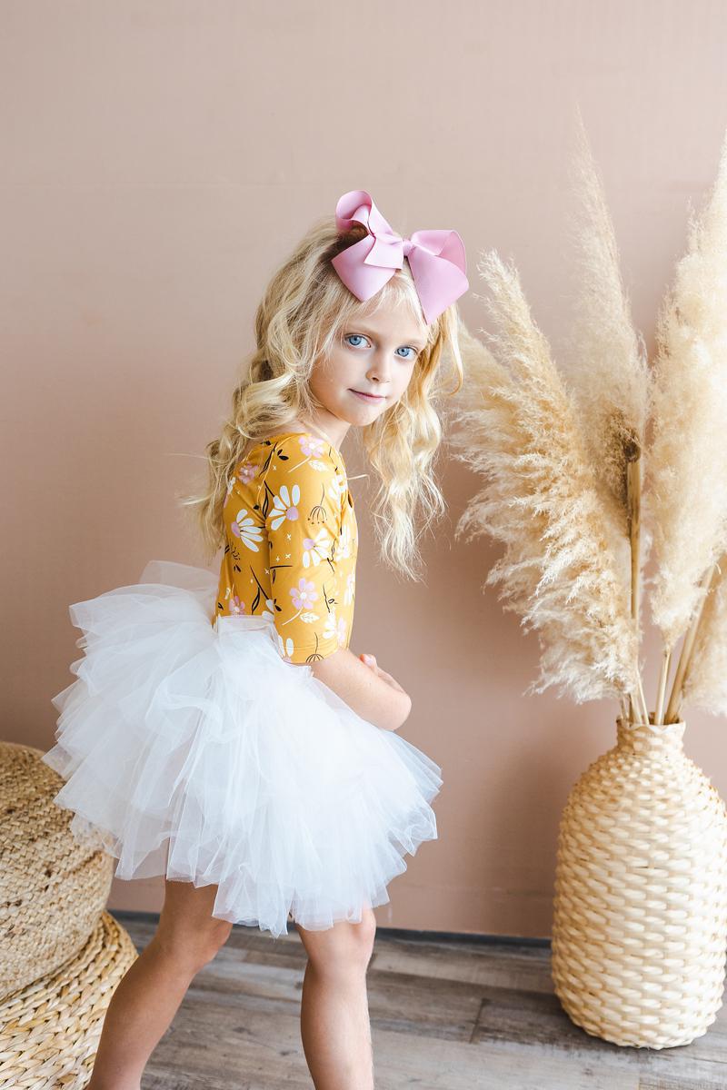 Dandelions in Fall 3/4 Tutu Leotard 1