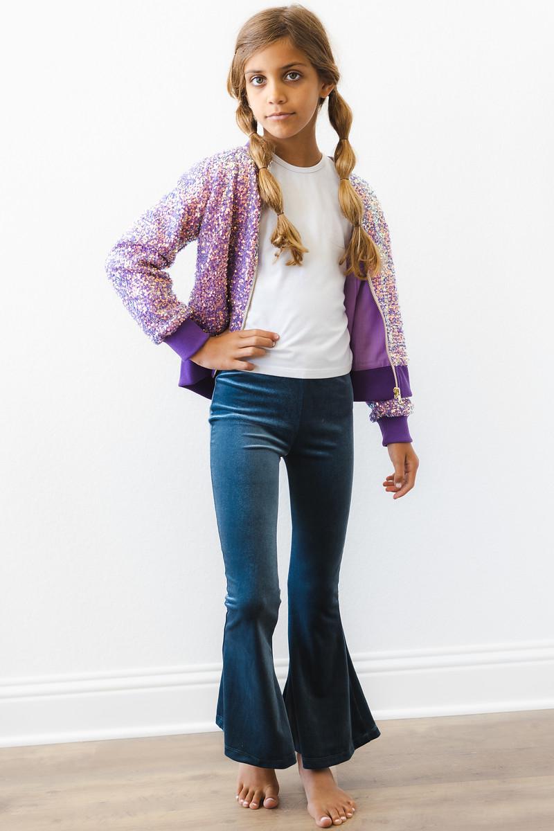 Denim Blue Velvet Bells 3