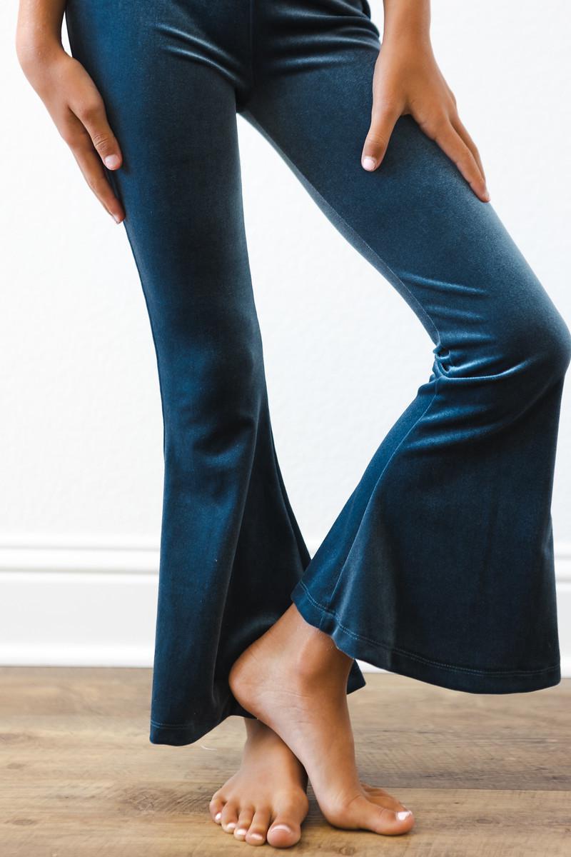 Denim Blue Velvet Bells 1