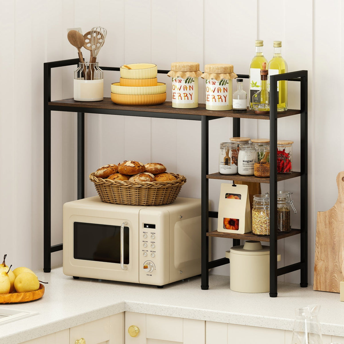 Desktop Bookshelf 38.5" with Storage Display Rack 14