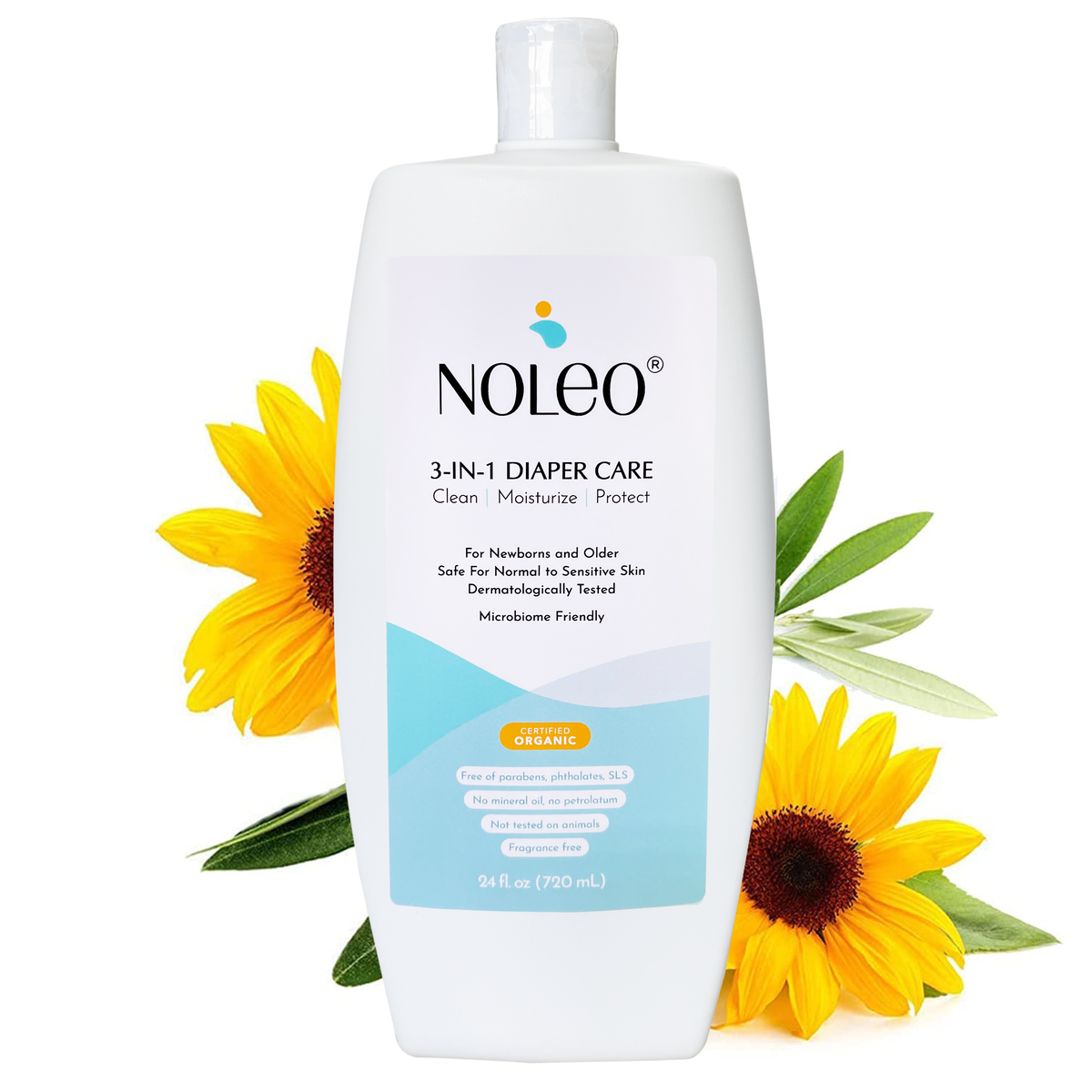 NOLEO 3-IN-1 - Diaper Rash Cream - EWG Verified 12