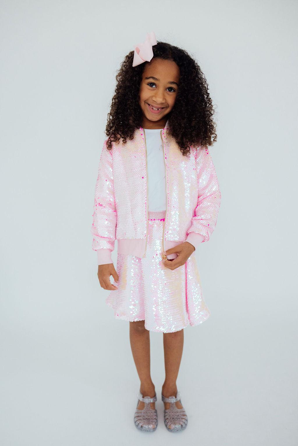 Diva Pink Flip Sequin Jacket 3