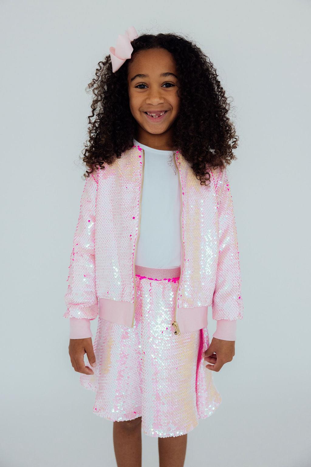 Diva Pink Flip Sequin Jacket 5