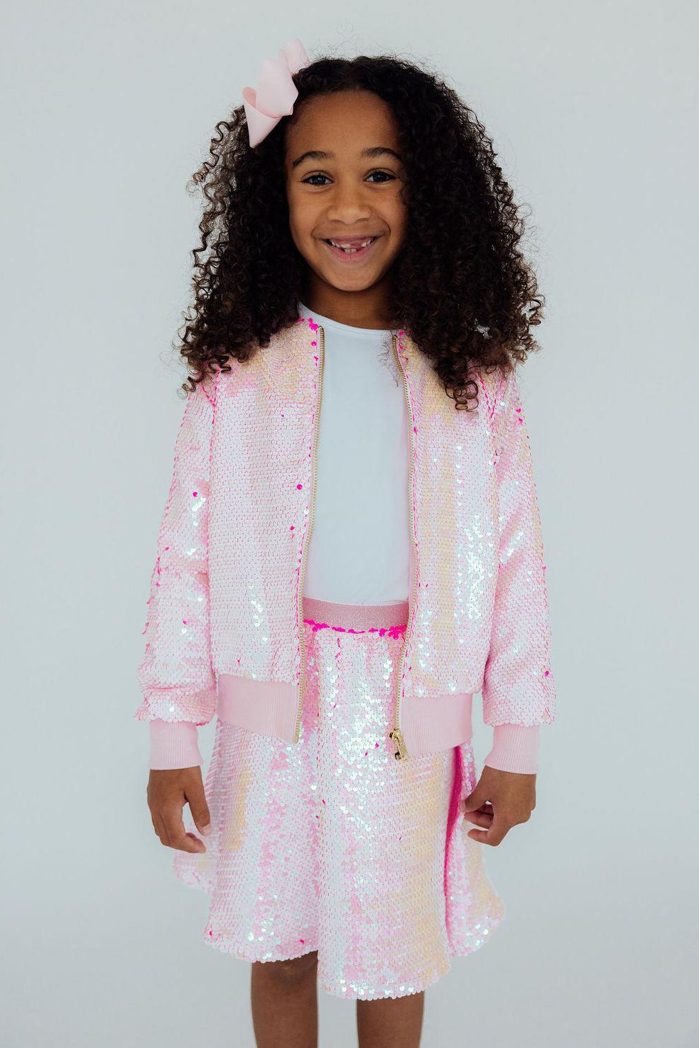 Diva Pink Flip Sequin Twirl Skort 2