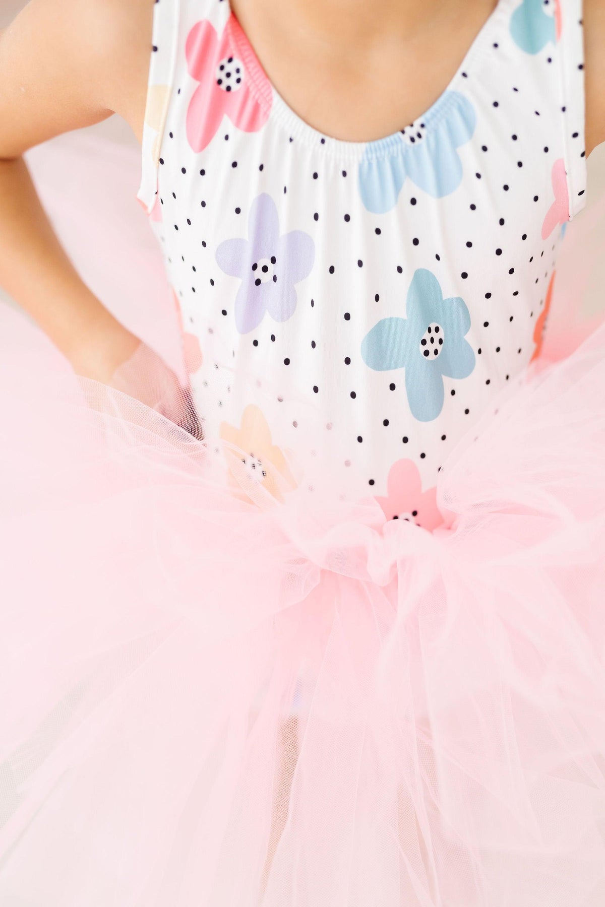 Dots & Daisies Tank Tutu Leotard 2