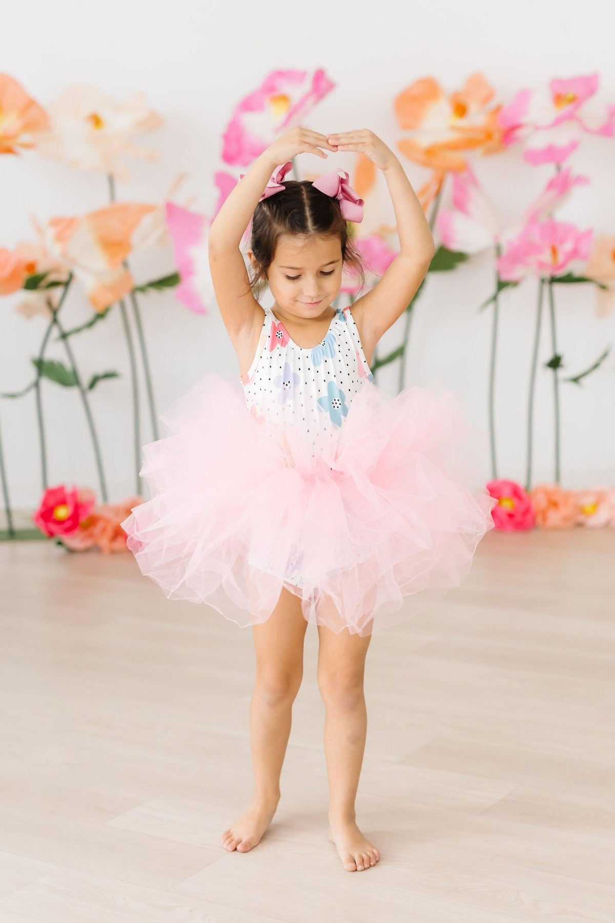 Dots & Daisies Tank Tutu Leotard 1