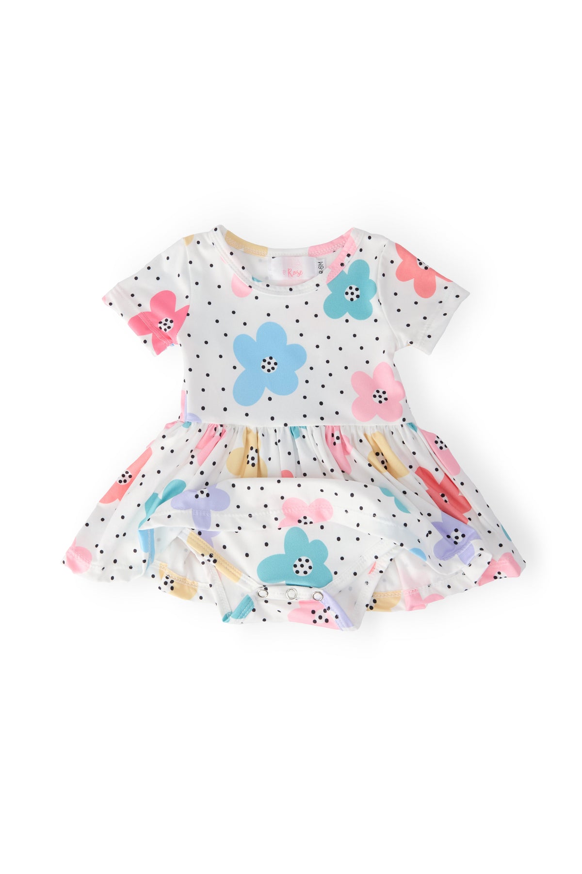 Dots & Daisies S/S Twirl Bodysuit 2