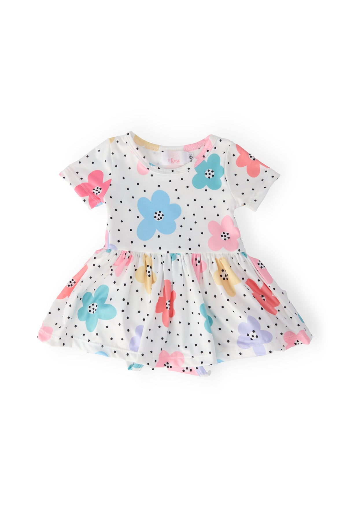 Dots & Daisies S/S Twirl Bodysuit 1