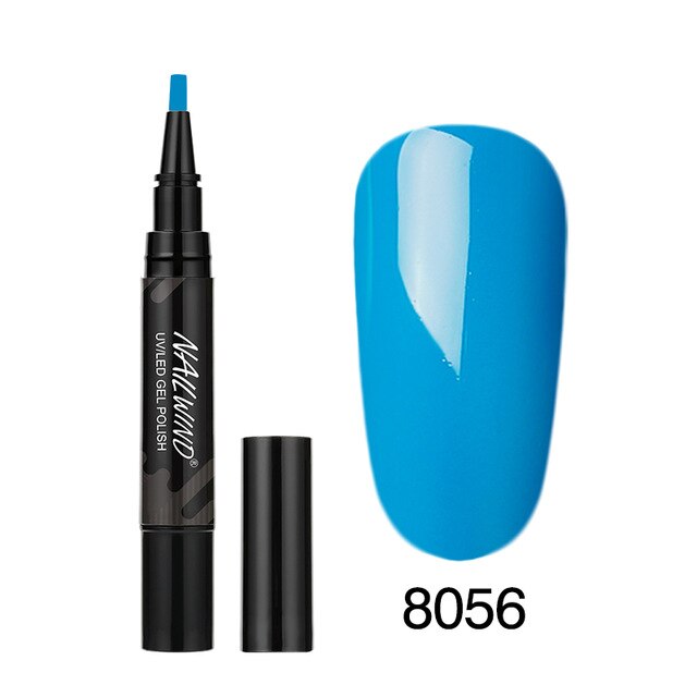 Art Manicure Venalisa 60 Colors Soak Off Enamel Convenience Clean Nail Glue Pen 32