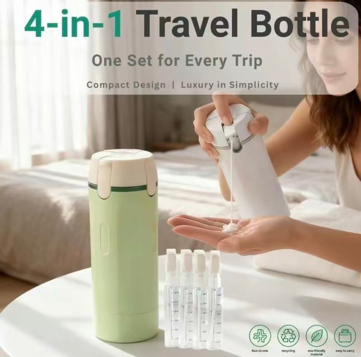 TravelMate 4-in-1 Toiletry Dispenser 6