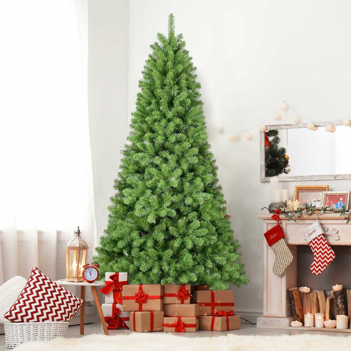 5FT PVC Green Memory Wire Christmas tree 4