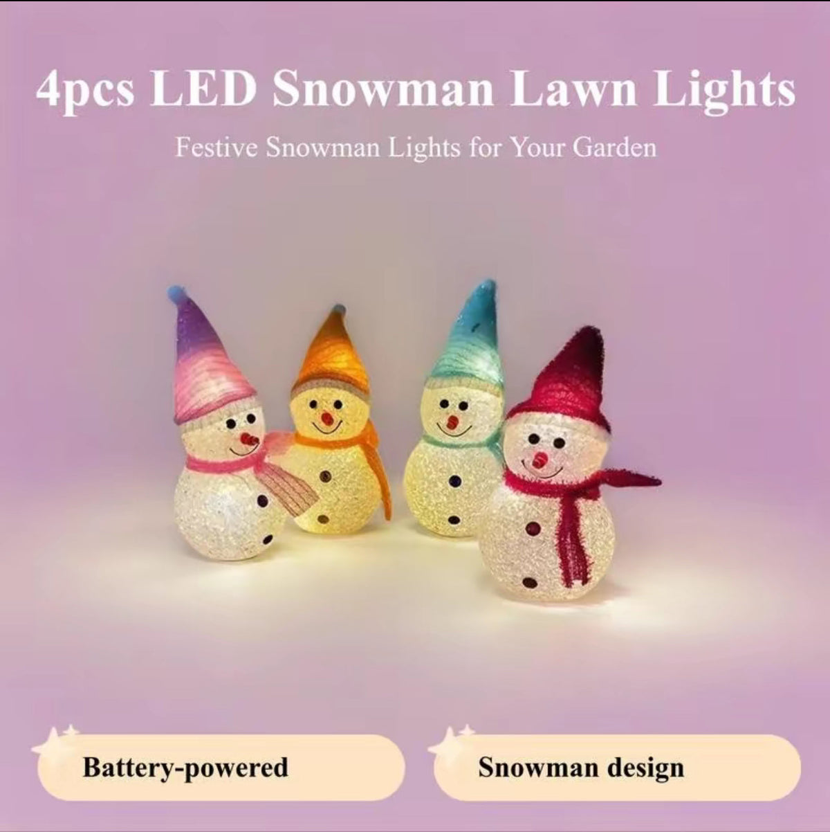 GlowFest Christmas Lawn Lights 1