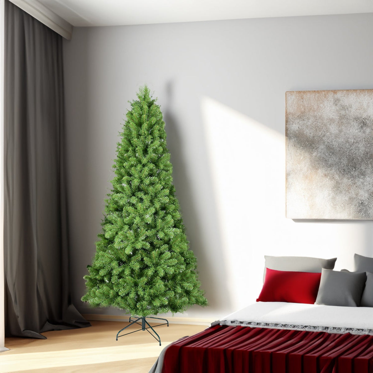 5FT PVC Green Memory Wire Christmas tree 1