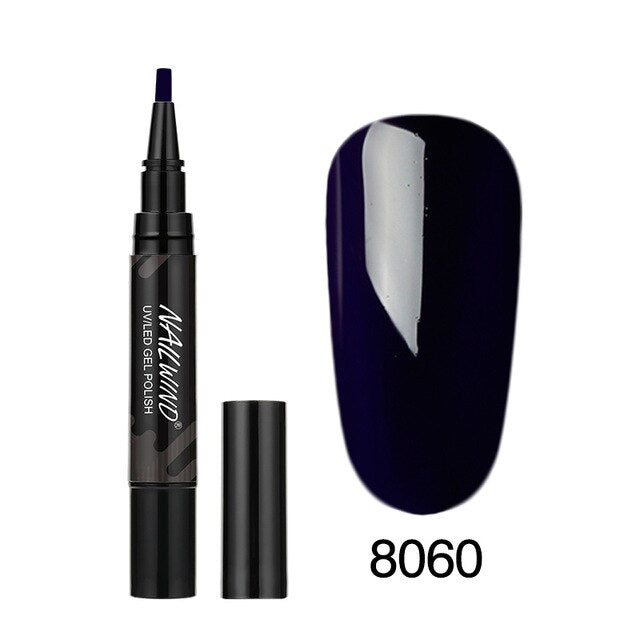 Art Manicure Venalisa 60 Colors Soak Off Enamel Convenience Clean Nail Glue Pen 36