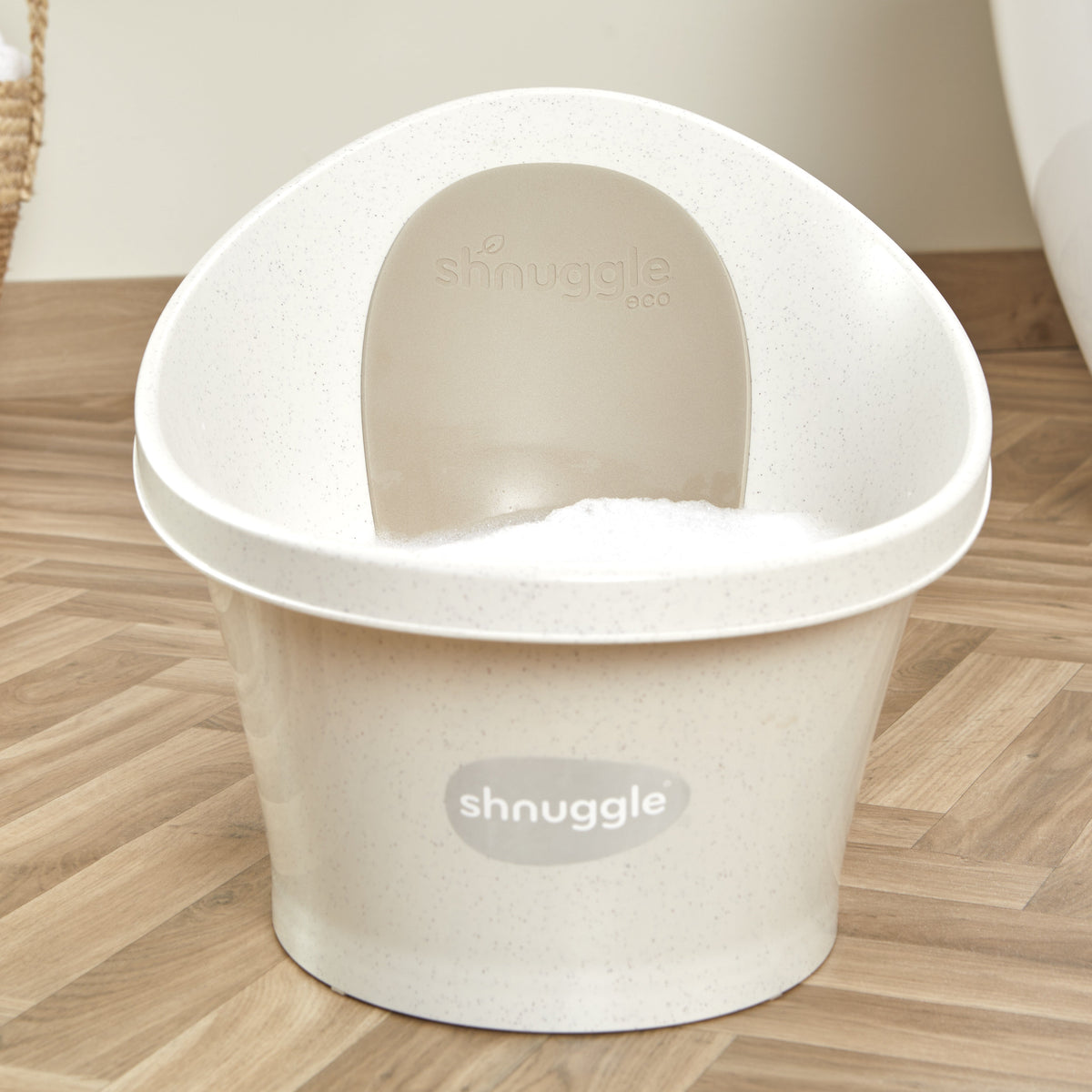 Newborn Bath Essentials Bundle | Baby Bath with Support Bump, Soft Backrest & Rinse Jug | Safe & Stylish Bathtime Set 23