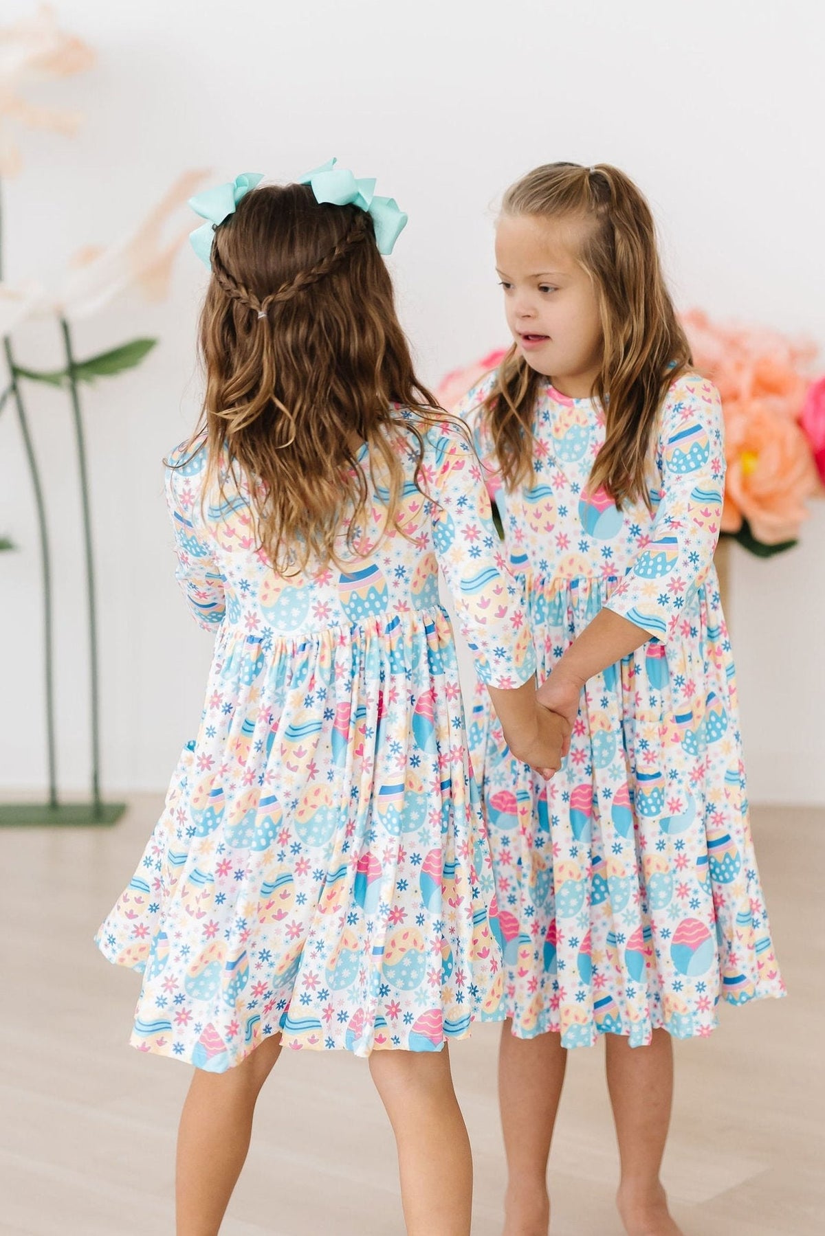 Egg-cellent 3/4 Sleeve Pocket Twirl Dress 7