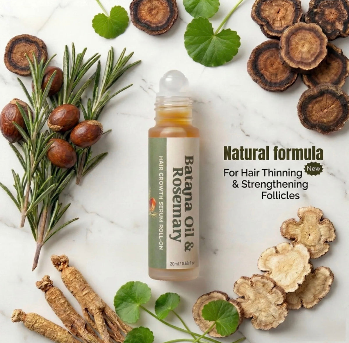 HerbalRoot Batana Serum Roll-On 3