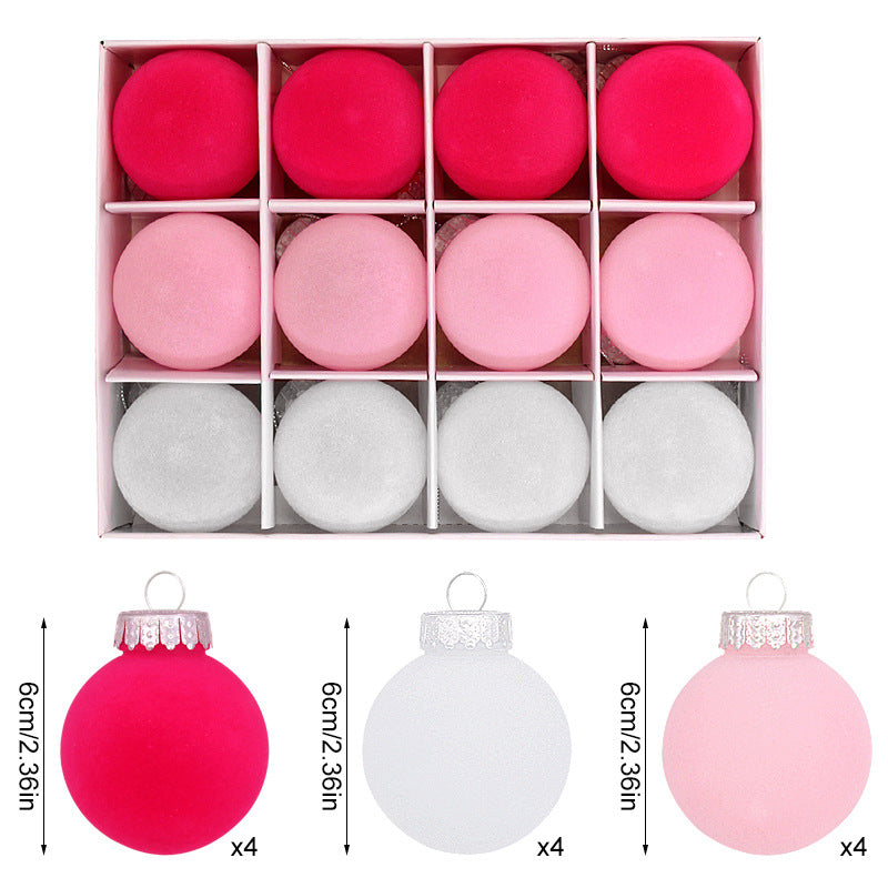 6cm Christmas ball, Christmas tree ornament, holiday decoration 9