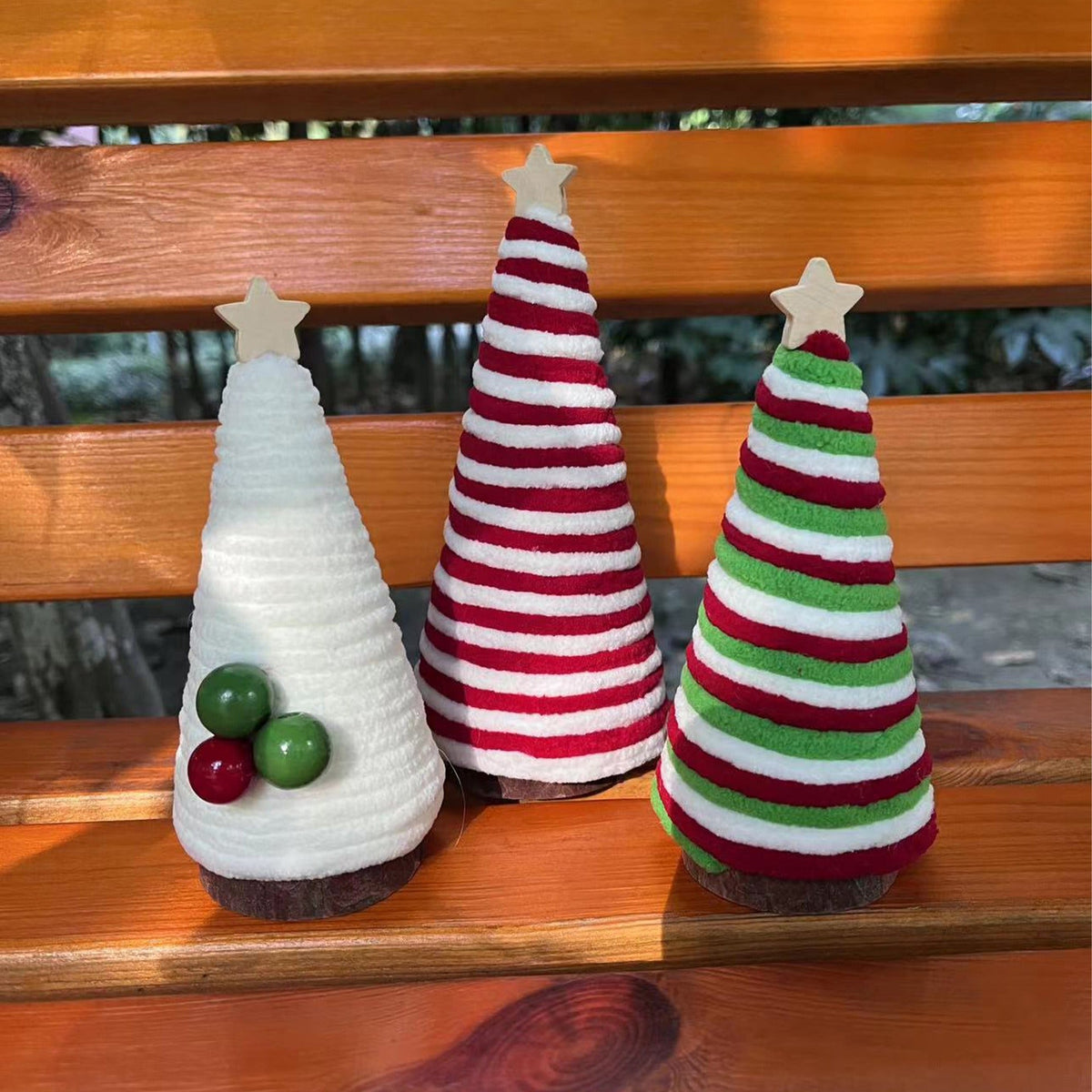 Christmas Mini Christmas Tree Table Shelves Scene Decoration Tray Ornaments 5