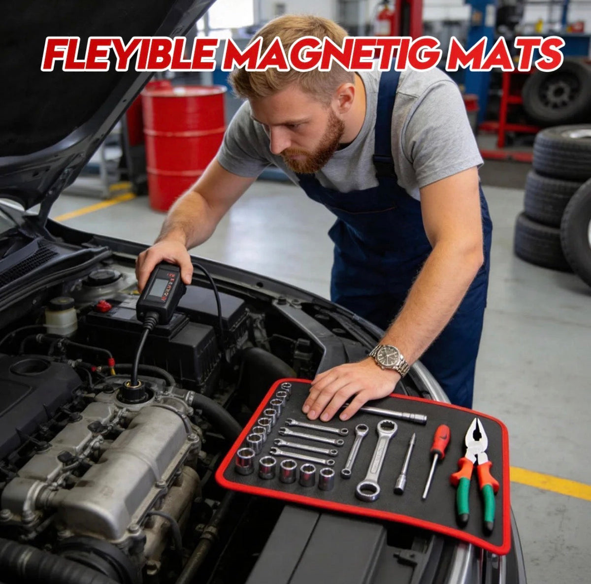 FlexMag Tool Organizer Mat 6