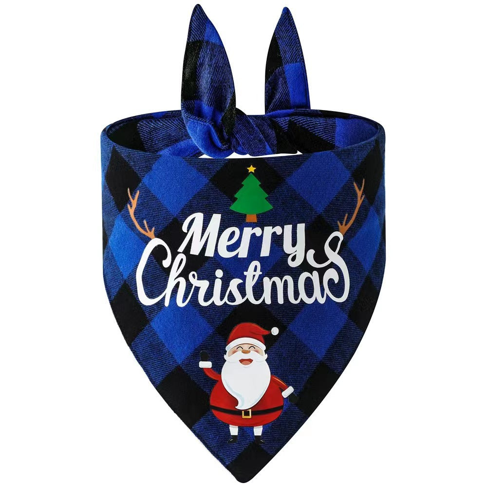 Christmas Day Border Protection Pet Small, Medium, and Large Dogs, Dogs, Cats, Teddy Triangular Towels, Water Jars 13